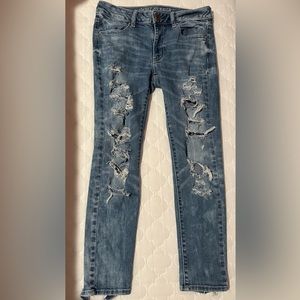 American eagle jegging ankle jeans